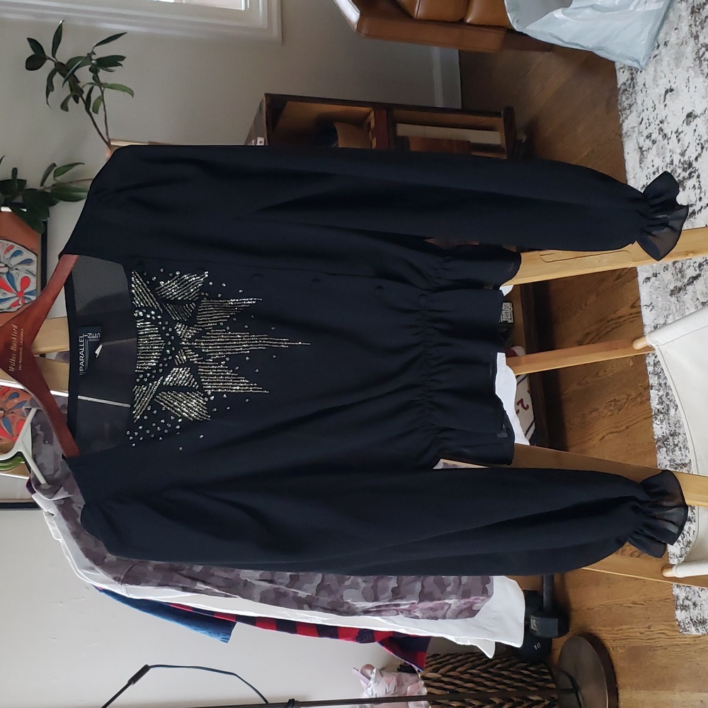Vintage puff sleeve blouse